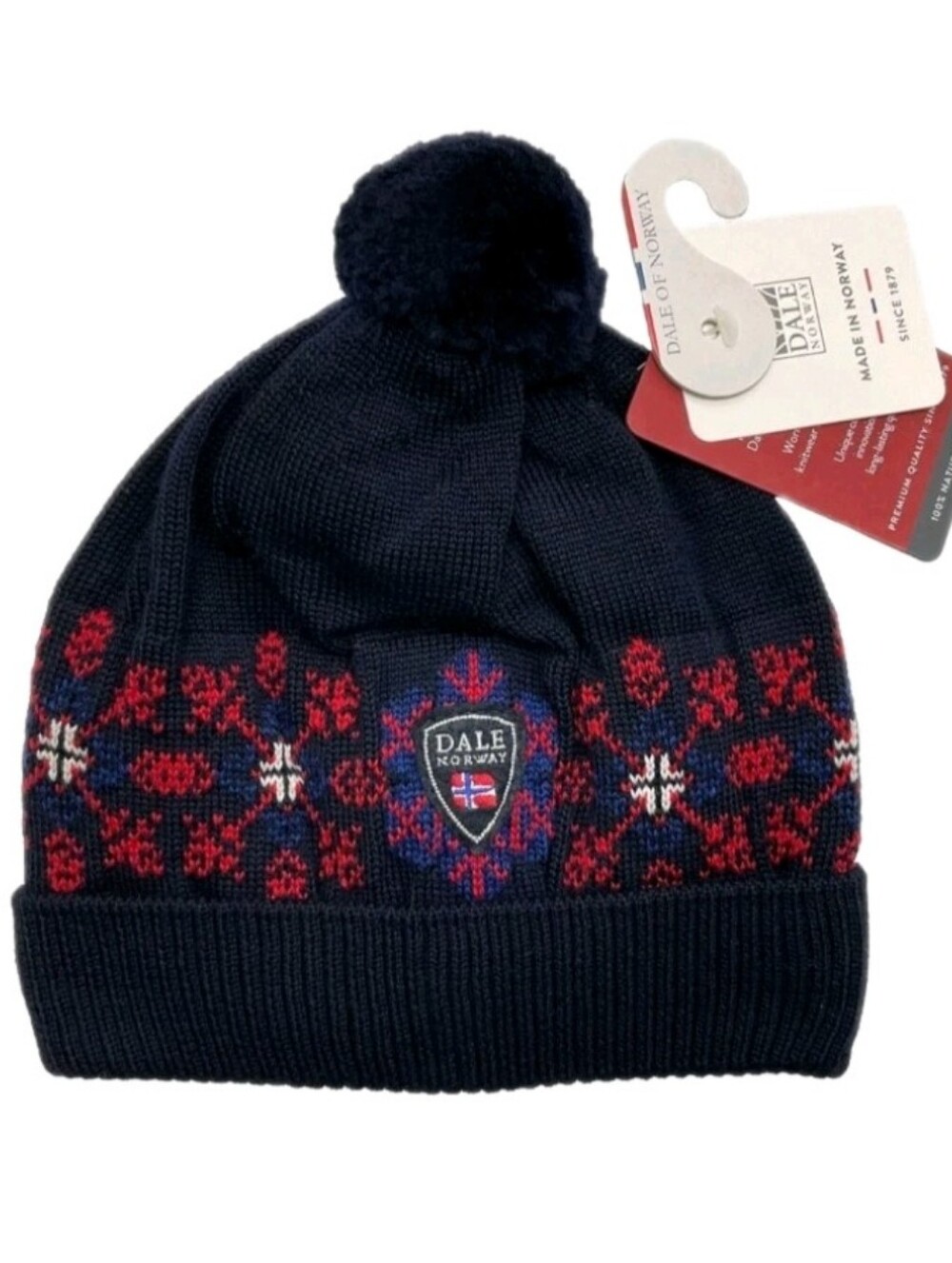 Dale of Norway OBERSTDORF Merino Wool Pom Pom Beanie Hat Gorpcore Apres Ski